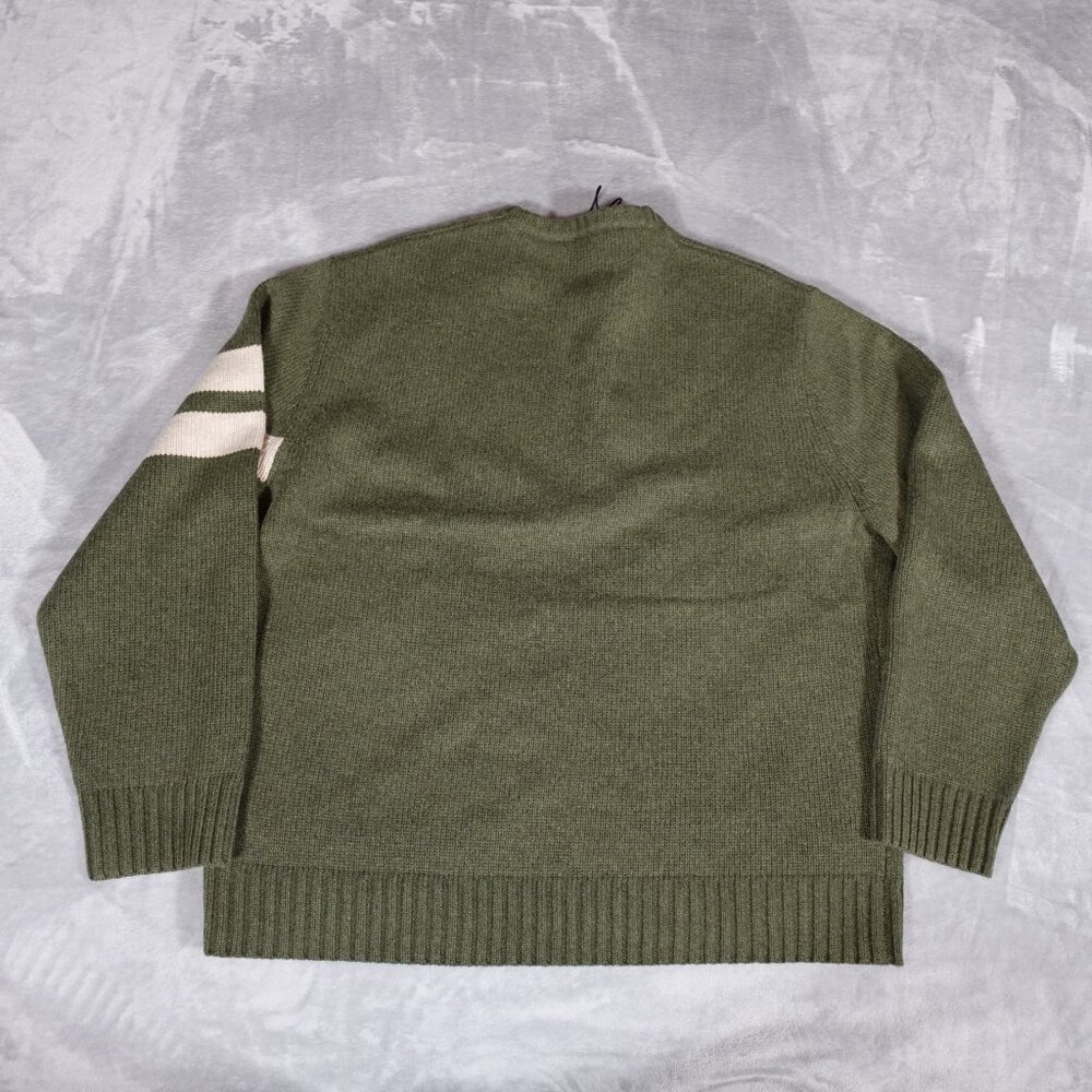 Birdwell Olive Green Crewneck Sweater - Picture 7 of 10